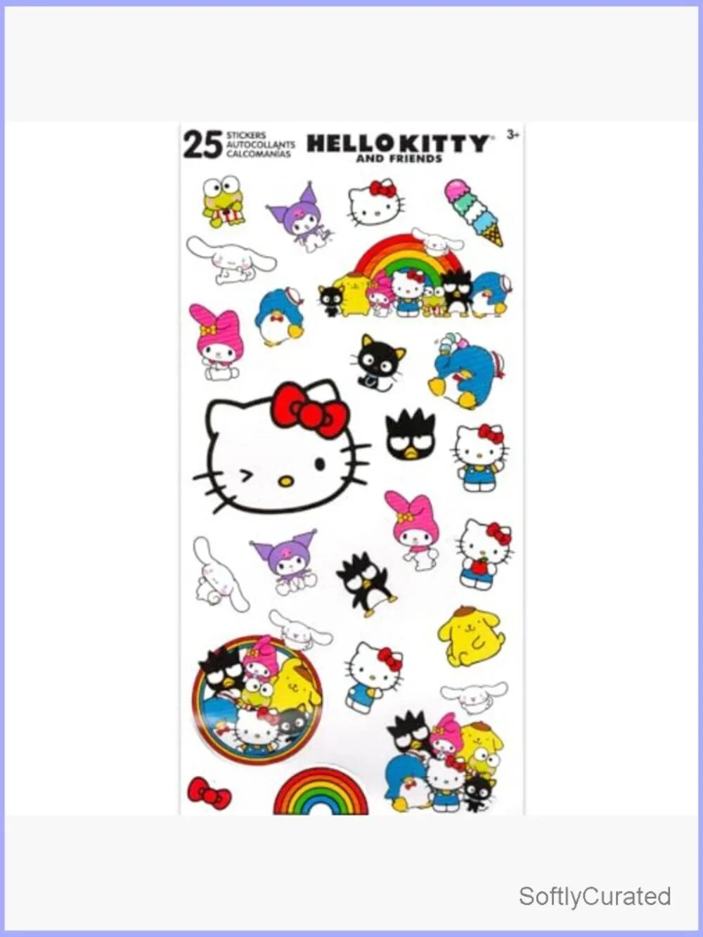 Sanrio Hello Kitty & Friends Bi-Fold Wallet Set with Wrist Strap, Card